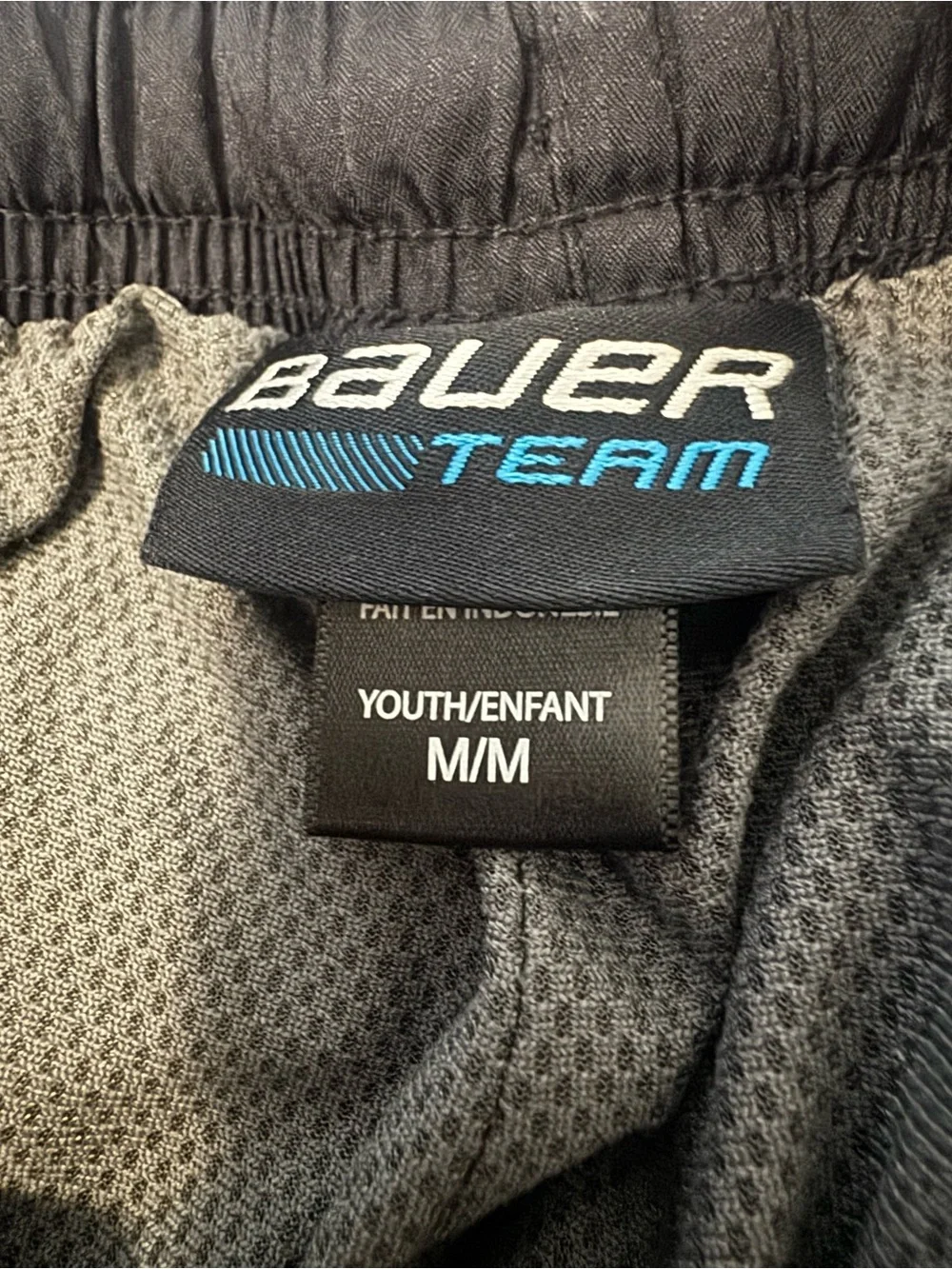 Bauer Black Boy’s Athletic Joggers (youth M)